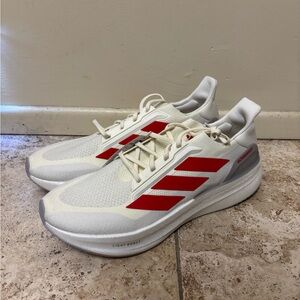 adidas Ultraboost 5X Running Shoes Mens 17 Off White Better Scarlet JS1928